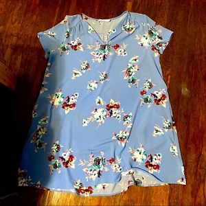 Lush flowy floral dress large